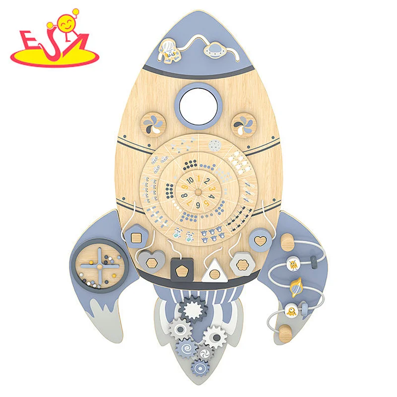 تصميم جديد معكرون لعبة مطبخ خشبية لطيفة للأطفال W10C582